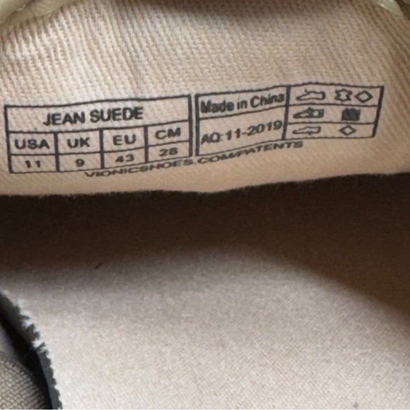 Vionic Jean Suede Leather Comfort Slip-on Sneakers Women’s Size 11 Dusty Pink - Picture 9 of 9